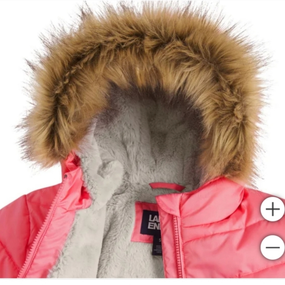 Land's End Hooded Youth Parka Jacket nwt - Picture 4 of 8